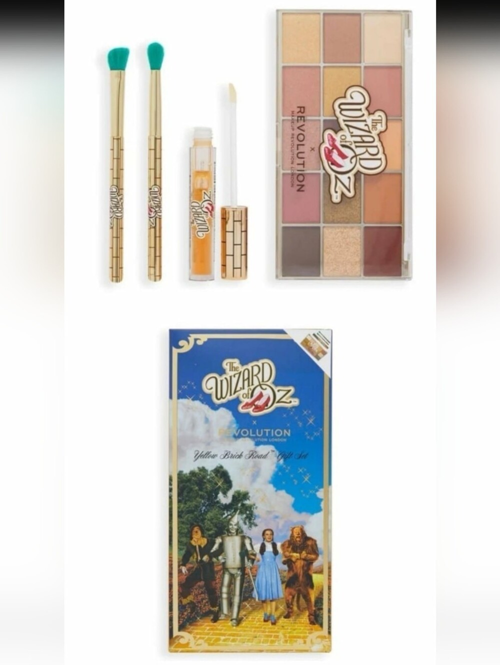 The Wizard of Oz Gift Set. Revolution x The Wizard of Oz Eyeshadow Palette.